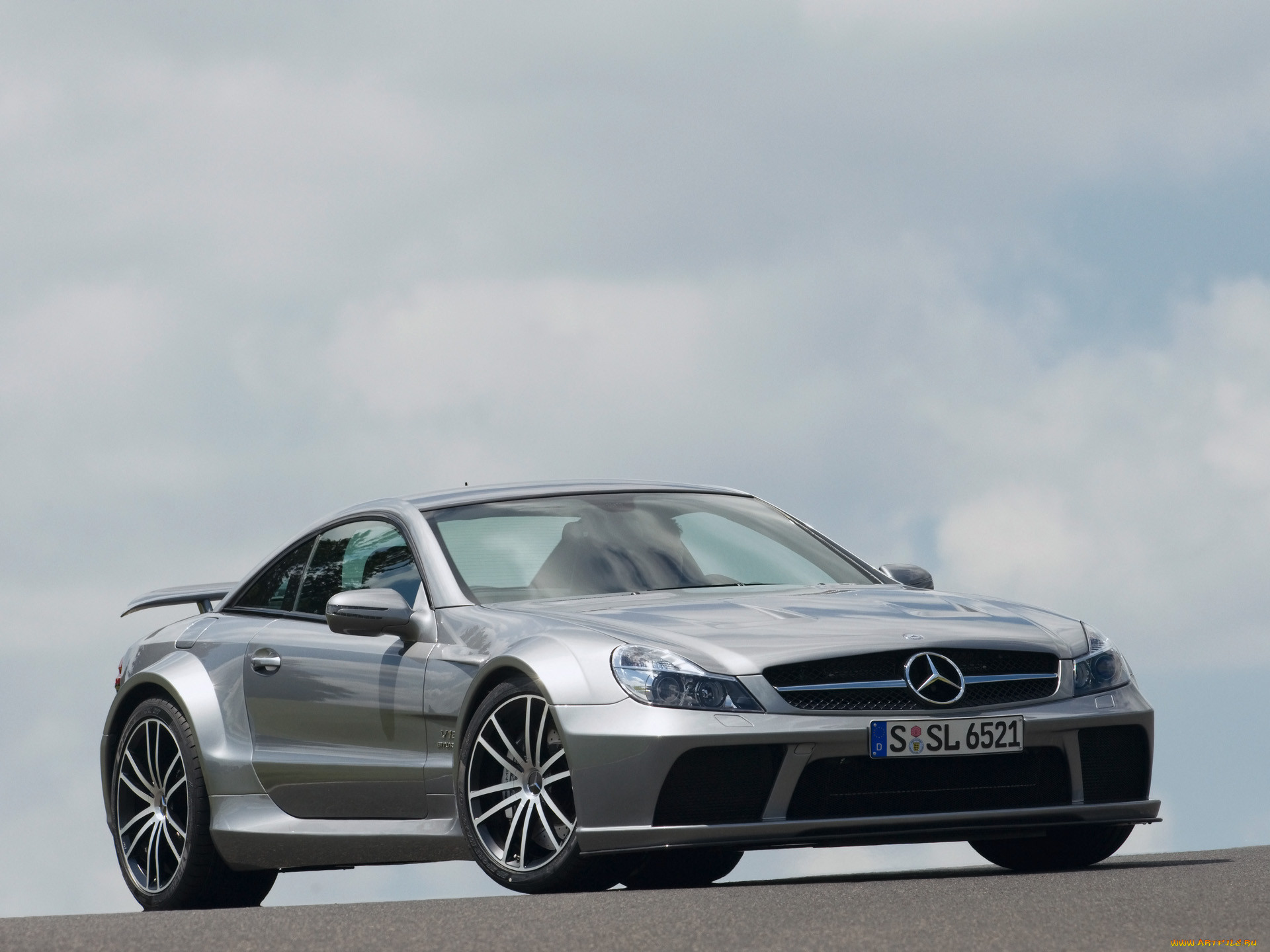 2009, mercedes, benz, sl, 65, amg, black, series, 